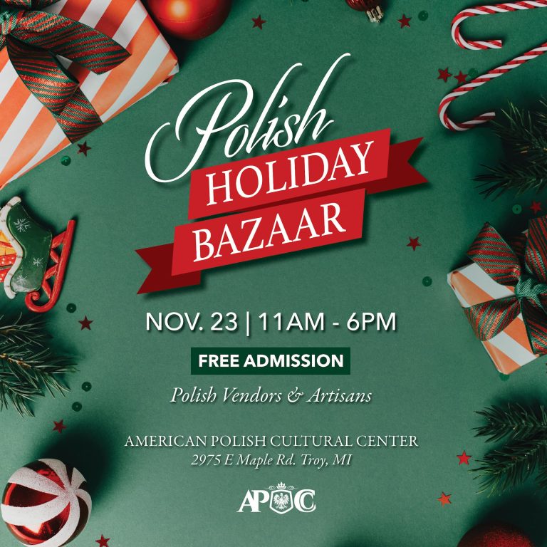 November 23, 2025 – Polish Holiday Bazaar