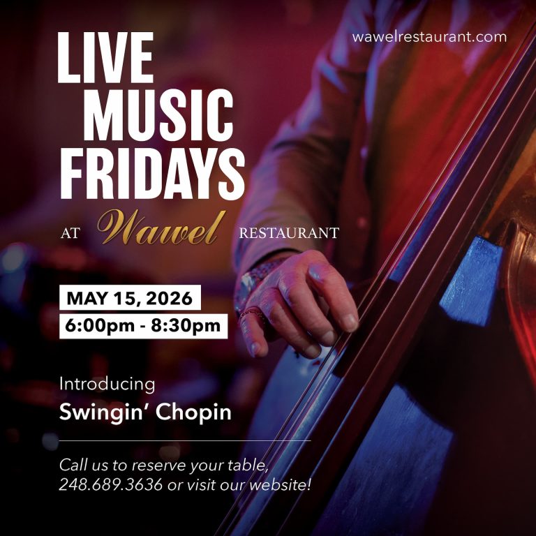 Live Music Fridays at Wawel Restaurant Introducing Swingin’ Chopin